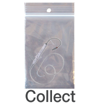 zip-lock bag to collect EP Catheters